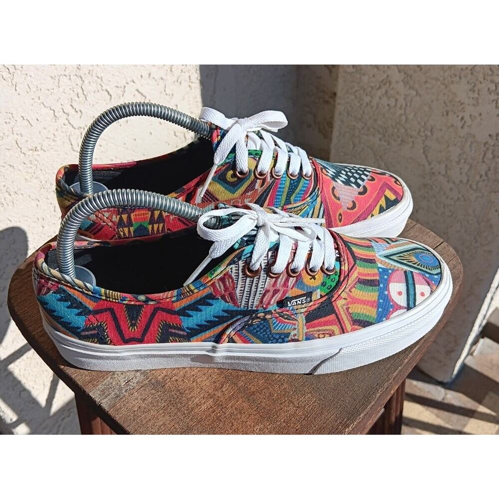 Vans Authentic X Zio Zigler Gallery Low Top Sneakers Men's 7.5 / Women's 9